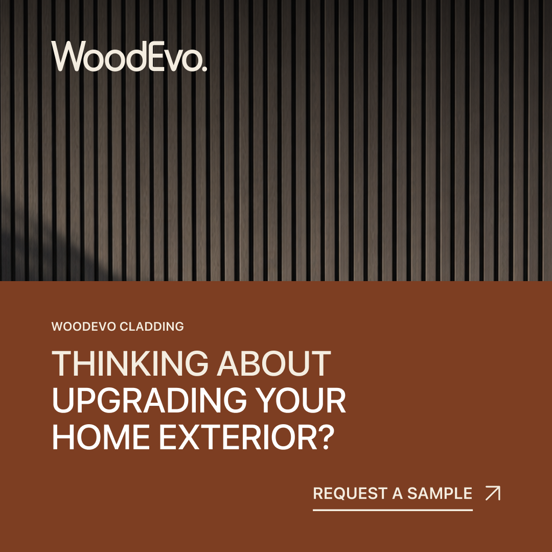 WoodEvo Facebook ad: Wood. Evolved.