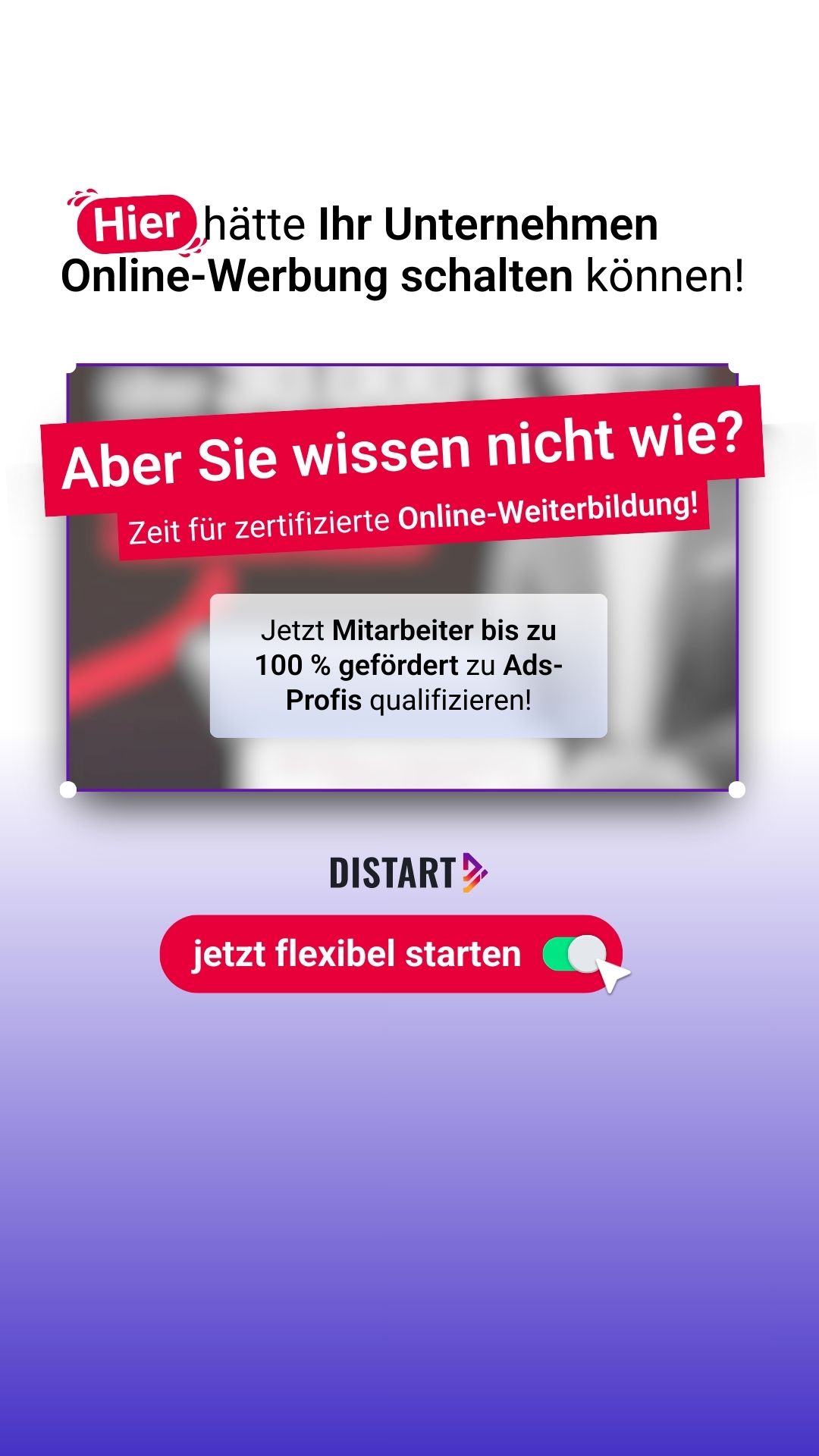 Distart Facebook ad
