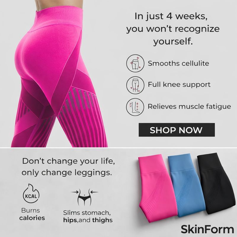 SkinForm Facebook ad: 1+1 Free Offer on Skinform Leggings