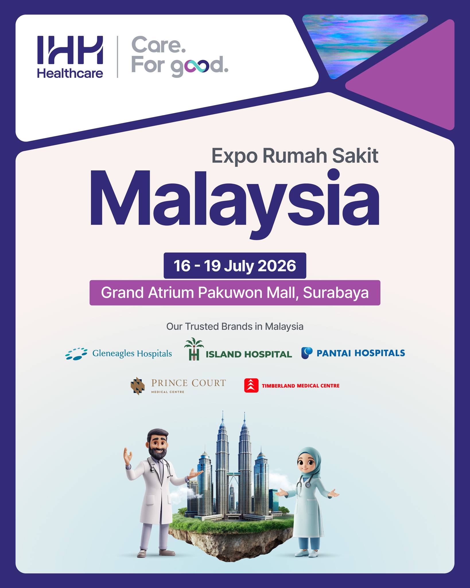 IHH Healthcare Malaysia - Indonesia Office Facebook ad: EXPO RUMAH SAKIT MALAYSIA HADIR DI SURABAYA!