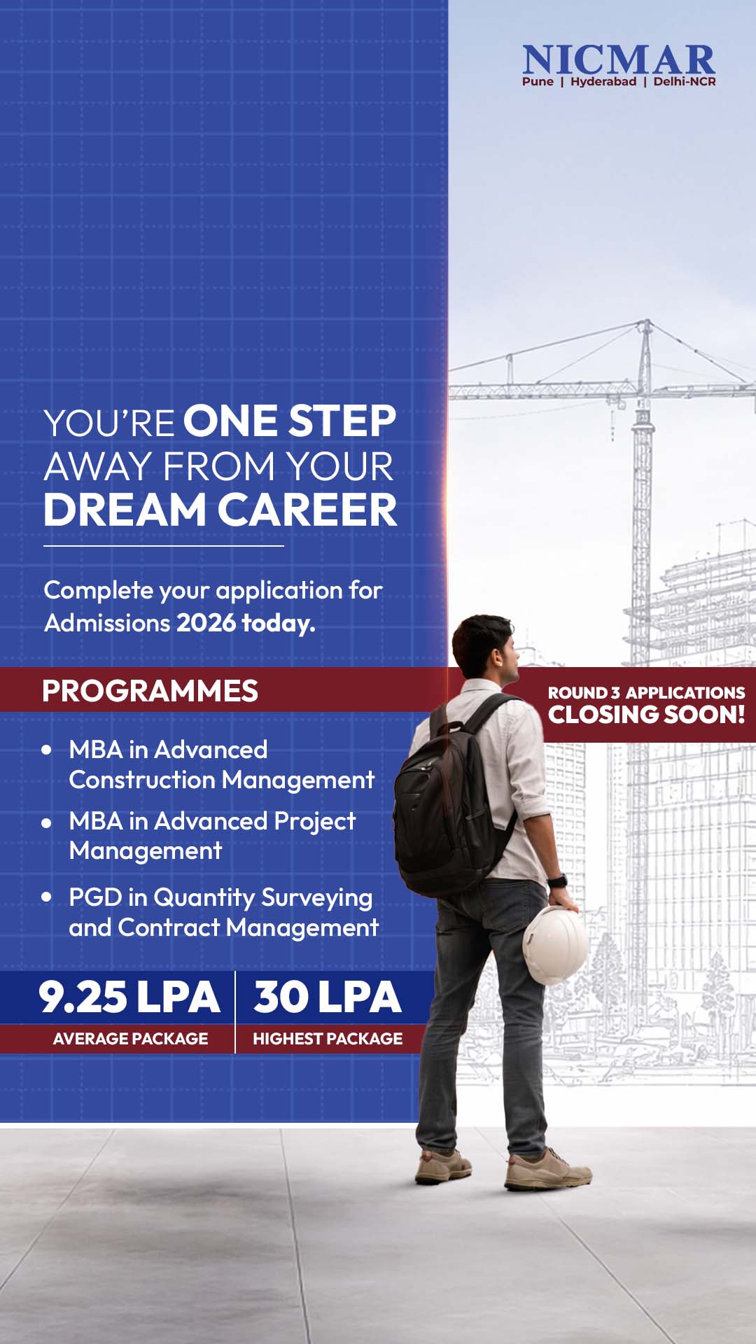 NICMAR University Facebook ad