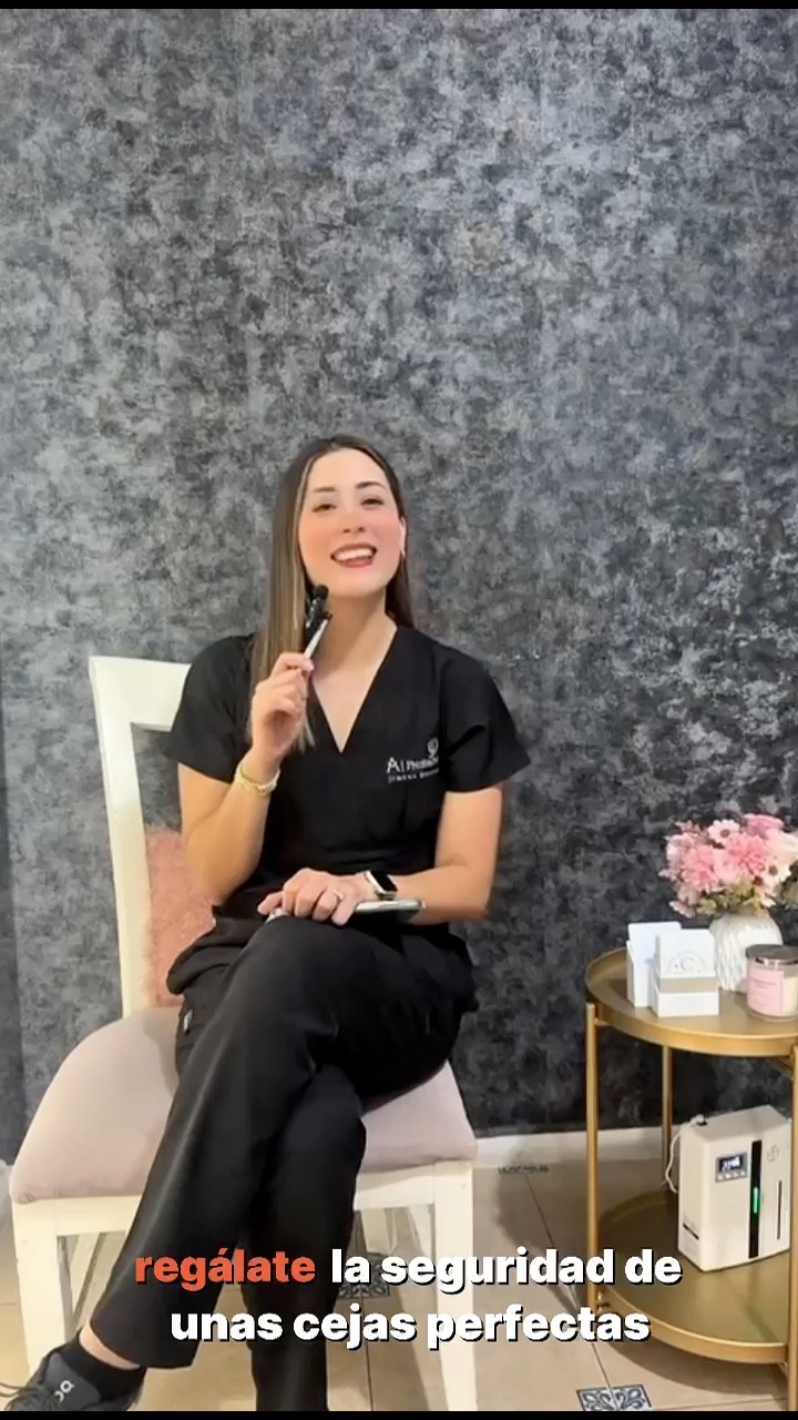 Jimena Herrera Microblading Facebook ad: La seguridad y confianza de tus cejas empieza…