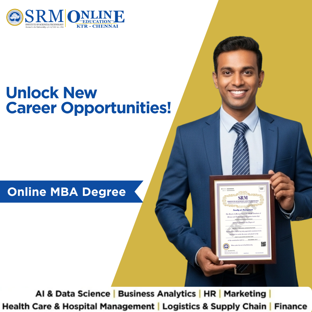 SRM Online Education Facebook ad