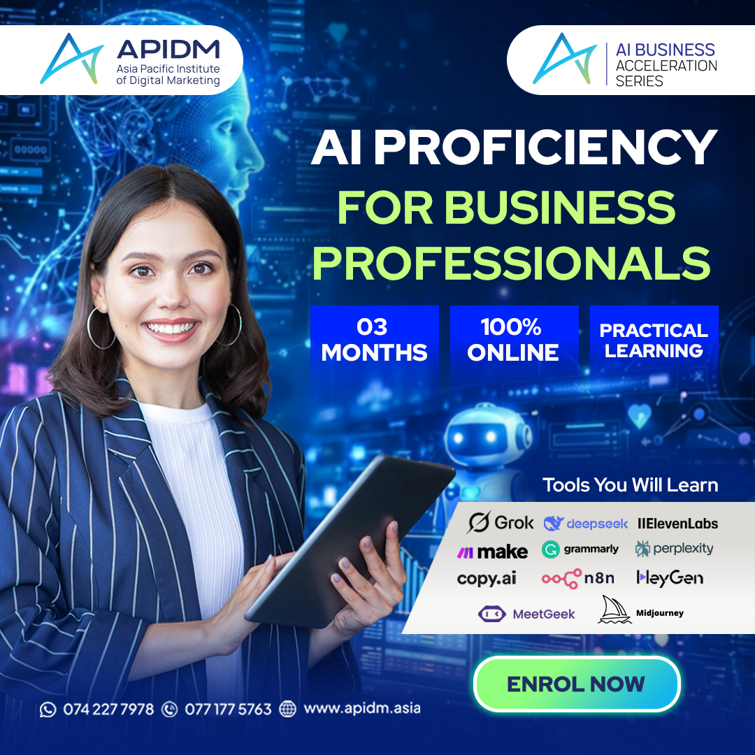 Asia Pacific Institute of Digital Marketing - APIDM Facebook ad
