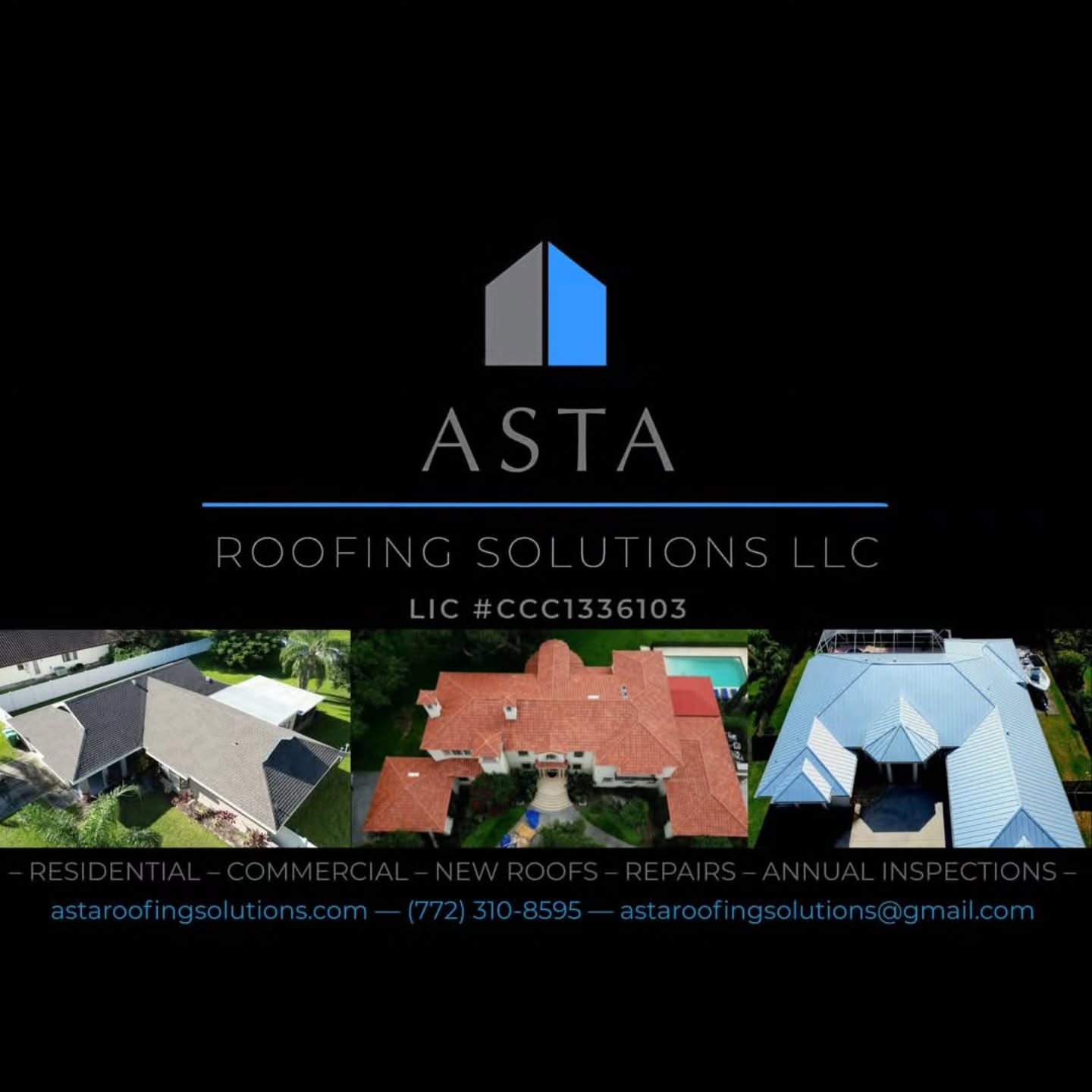 Asta Roofing Solutions, LLC. Facebook ad