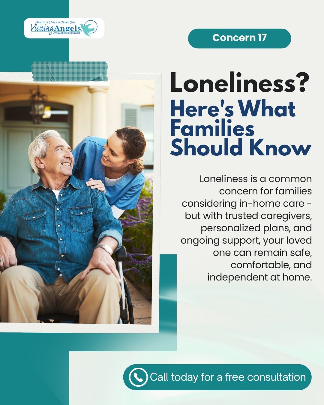 Visiting Angels Facebook ad: In-Home Care Near You | Fairfax & Prince William County |…