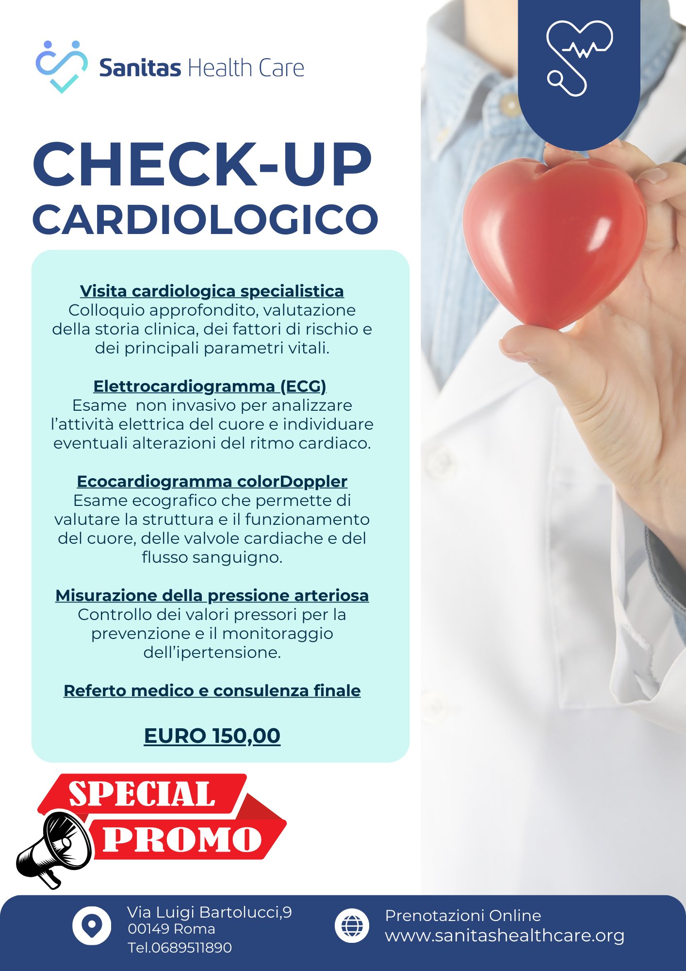 Sanitas Health care Facebook ad: Approfitta della Promozione nel mese di Febbraio