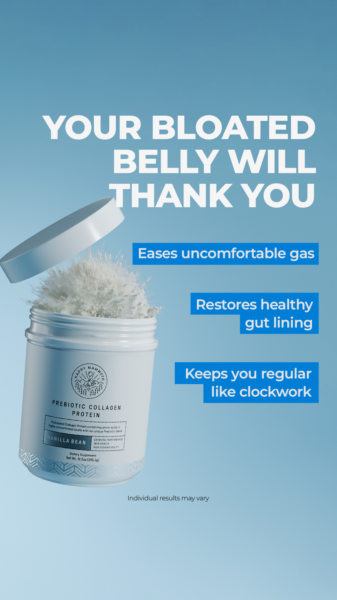 Happy Mammoth Facebook ad