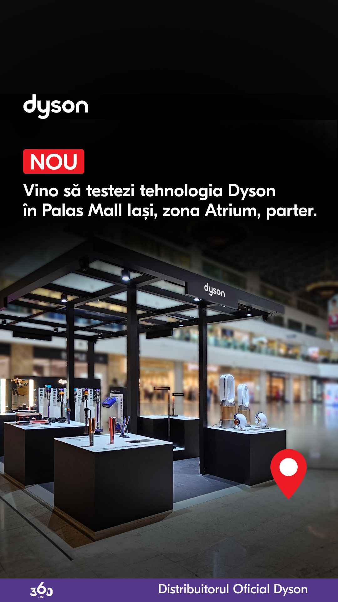360.ro Distribuitor Oficial Dyson Facebook ad
