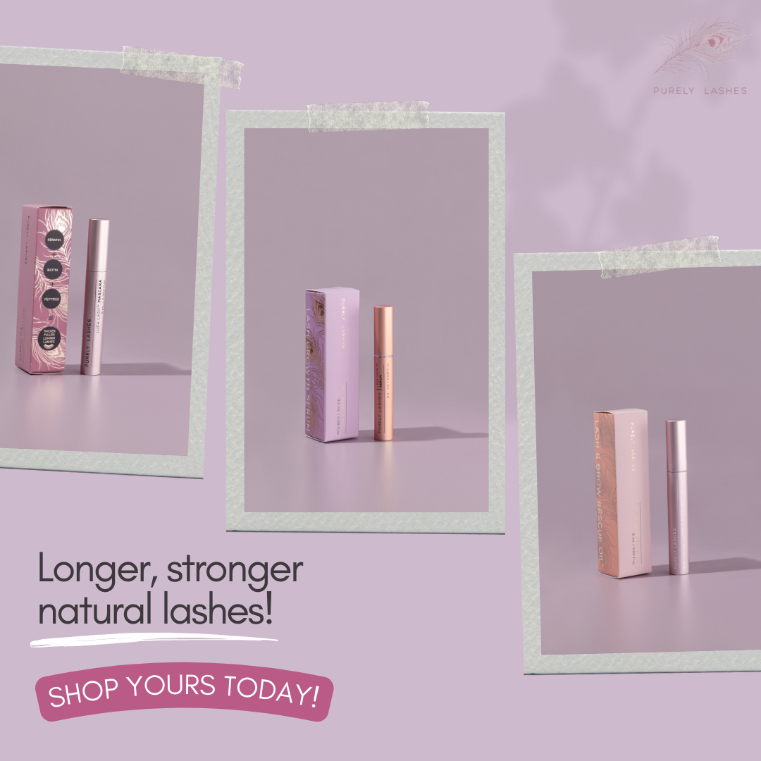 Purely Lashes Facebook ad