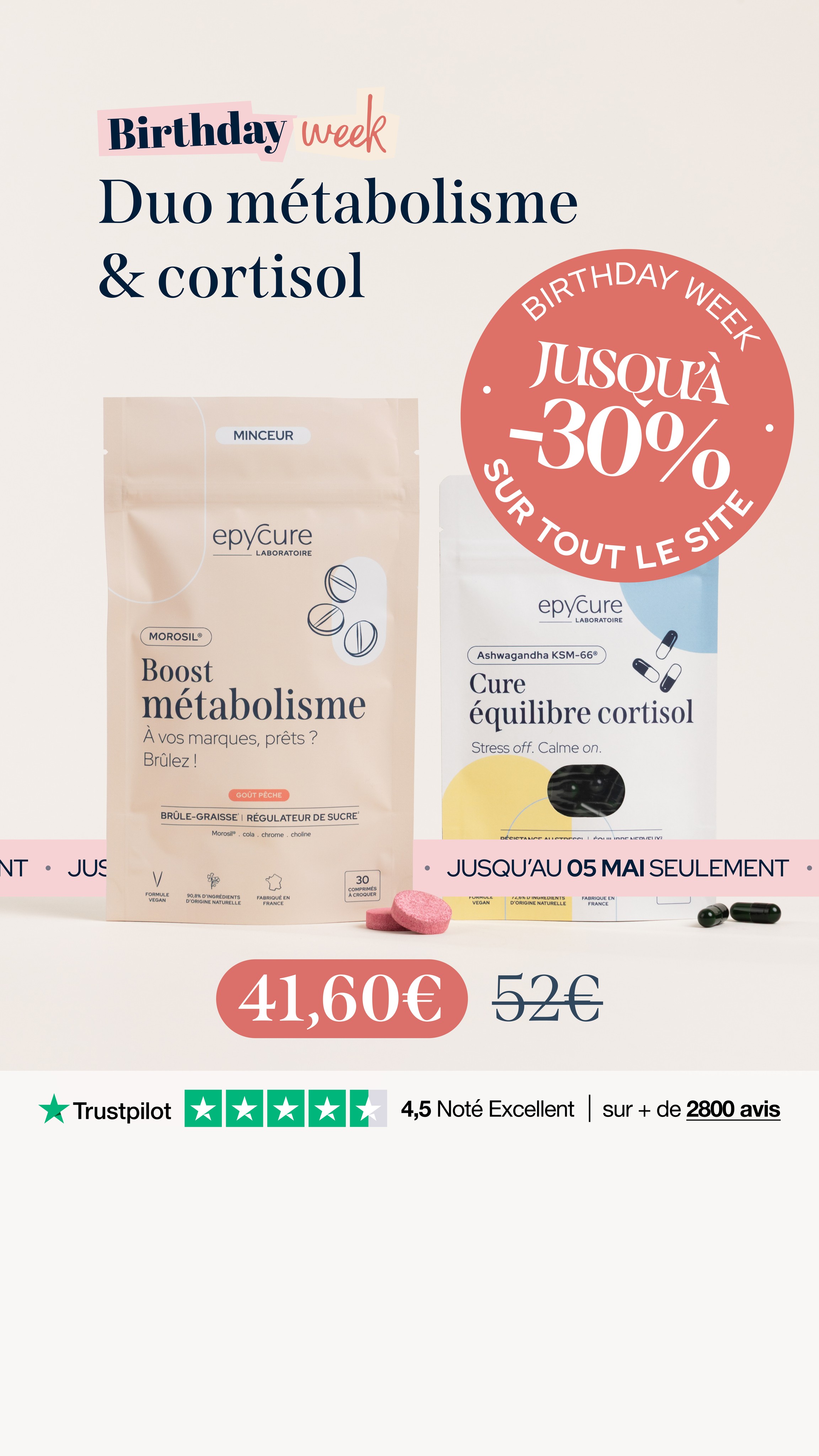 Epycure Facebook ad