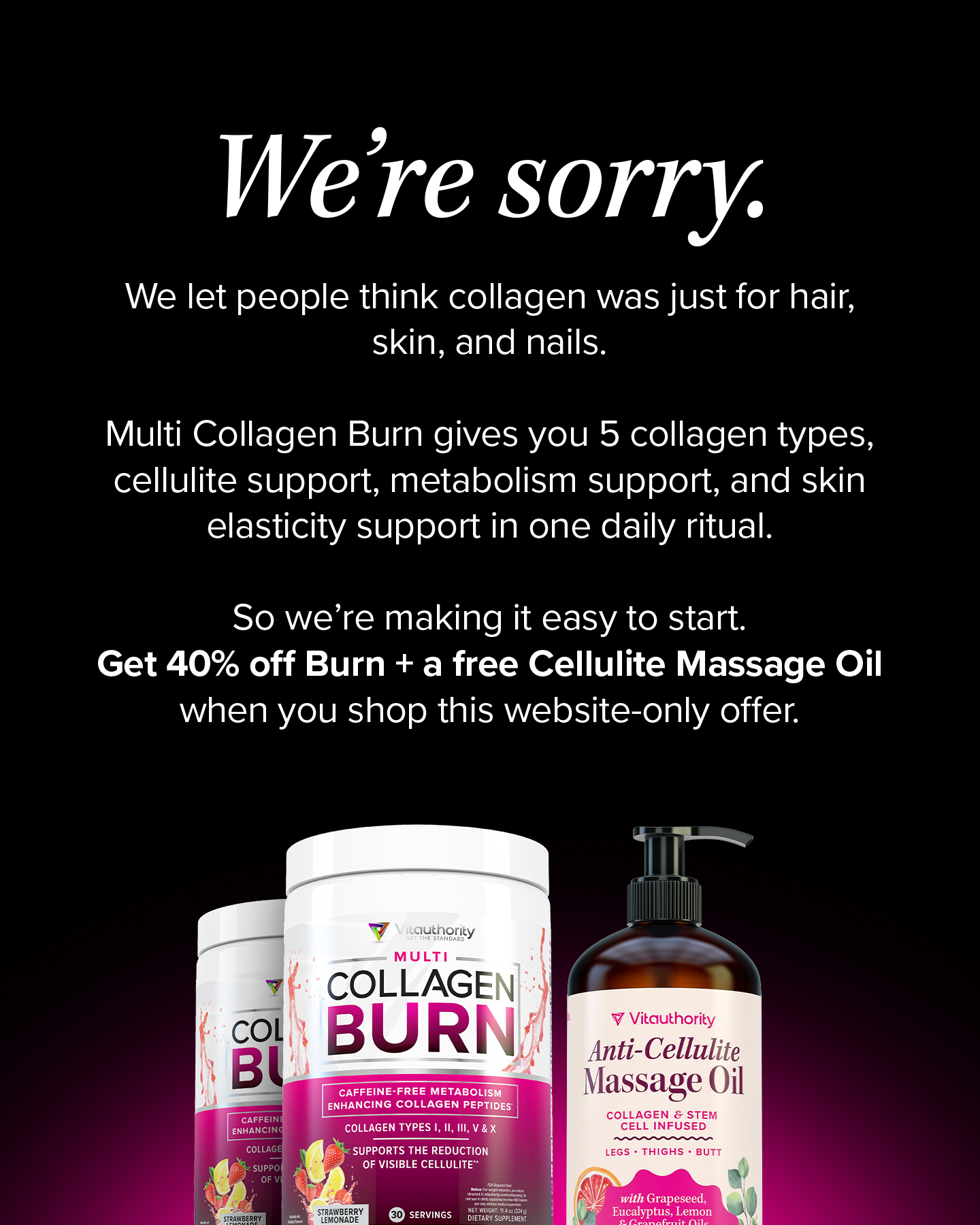 Vitauthority Facebook ad