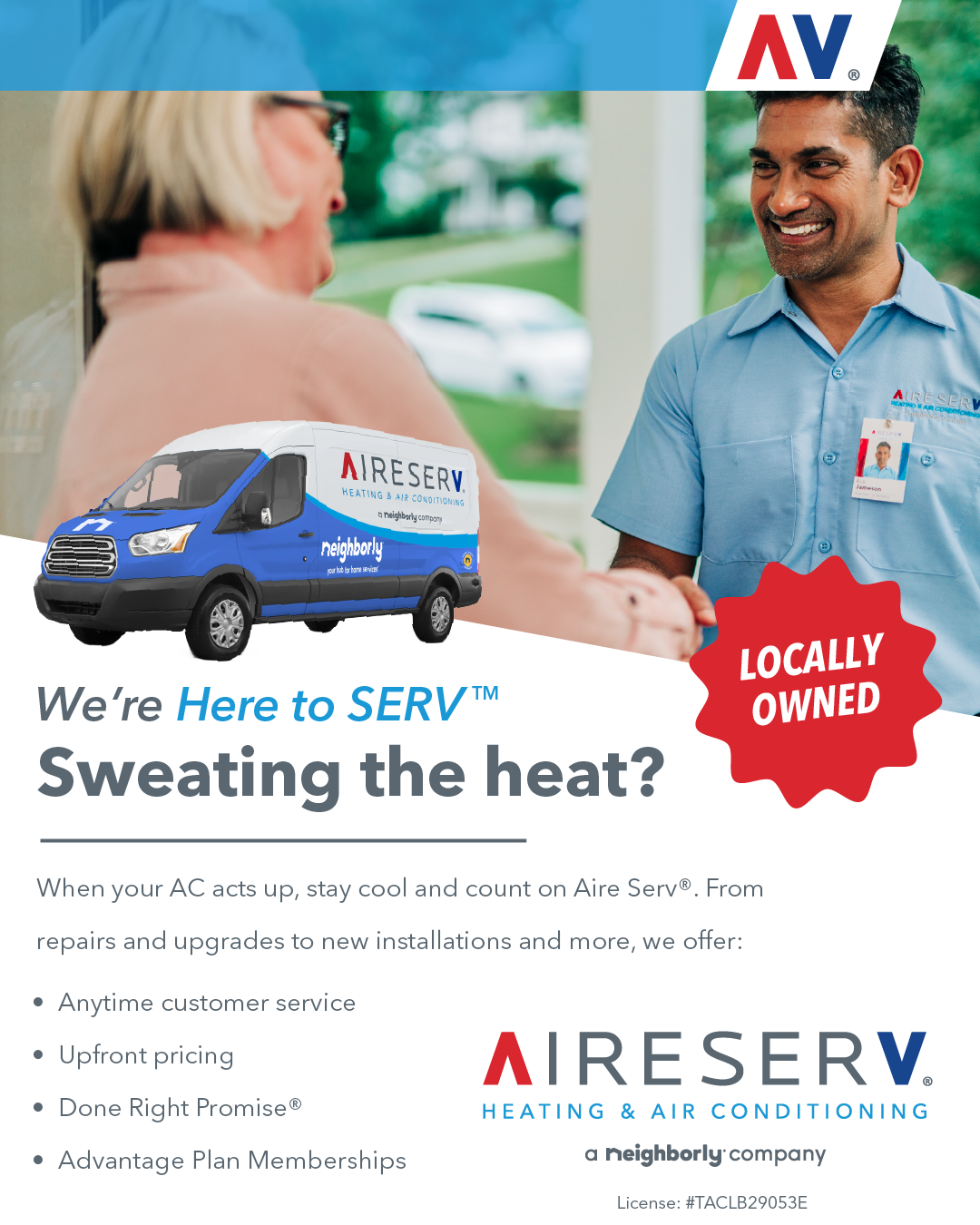 Aire Serv of Houston Northwest Facebook ad: Don't Wait for Your AC to Break, Contact Us Today