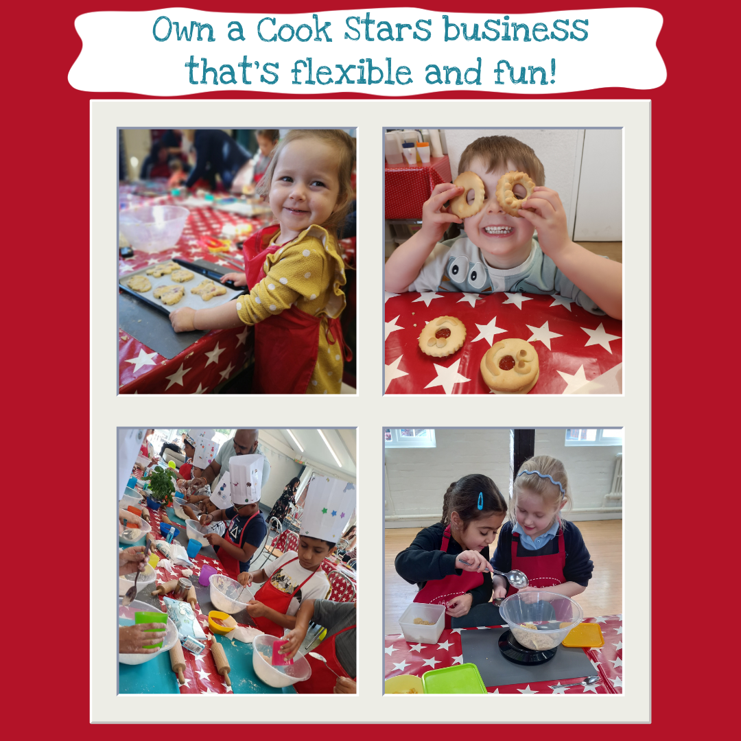 Cook Stars - Head Office Facebook ad: Earn from £115 to £500+ per cooking session…