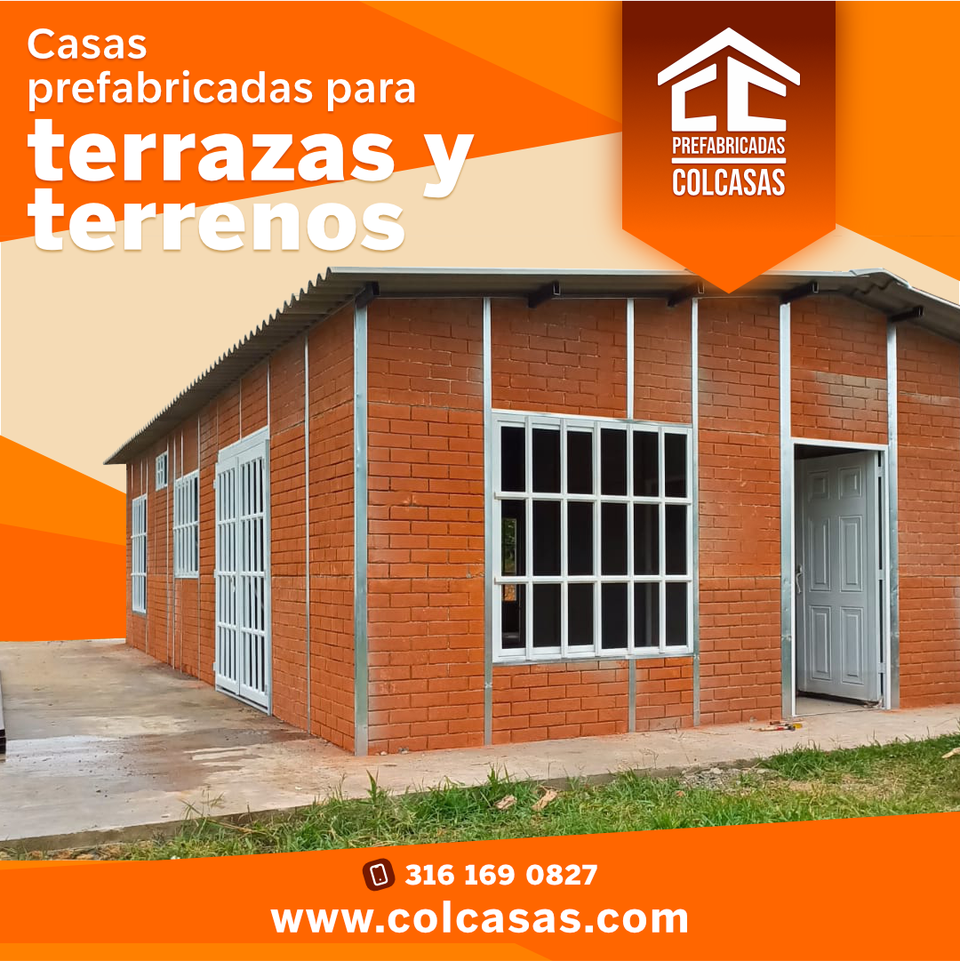 ColCasas Prefabricadas Facebook ad: Construye tu hogar con Colcasas