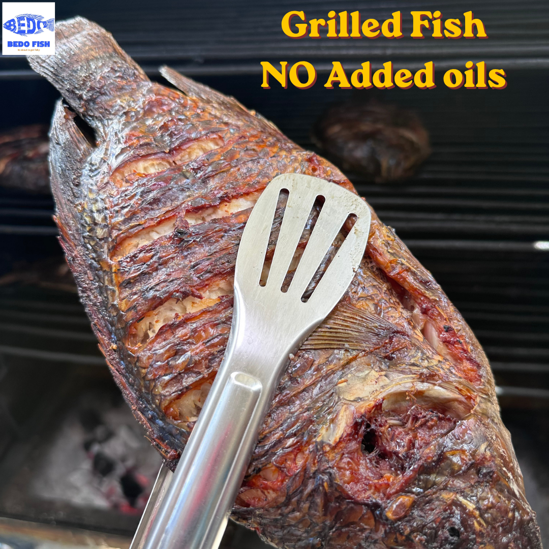 Bedo Fish Facebook ad: Our OIL-FREE tilapia is a game-changer for clean…