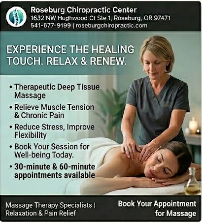 Roseburg Chiropractic Center Facebook ad: Dr. Don Reneau and Dr.