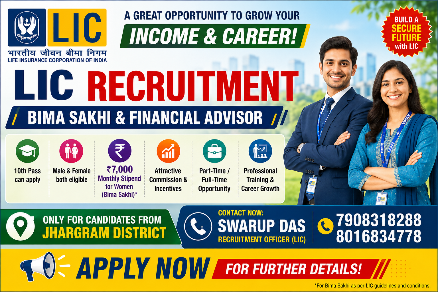 LIC Agent Recruiter SD Facebook ad