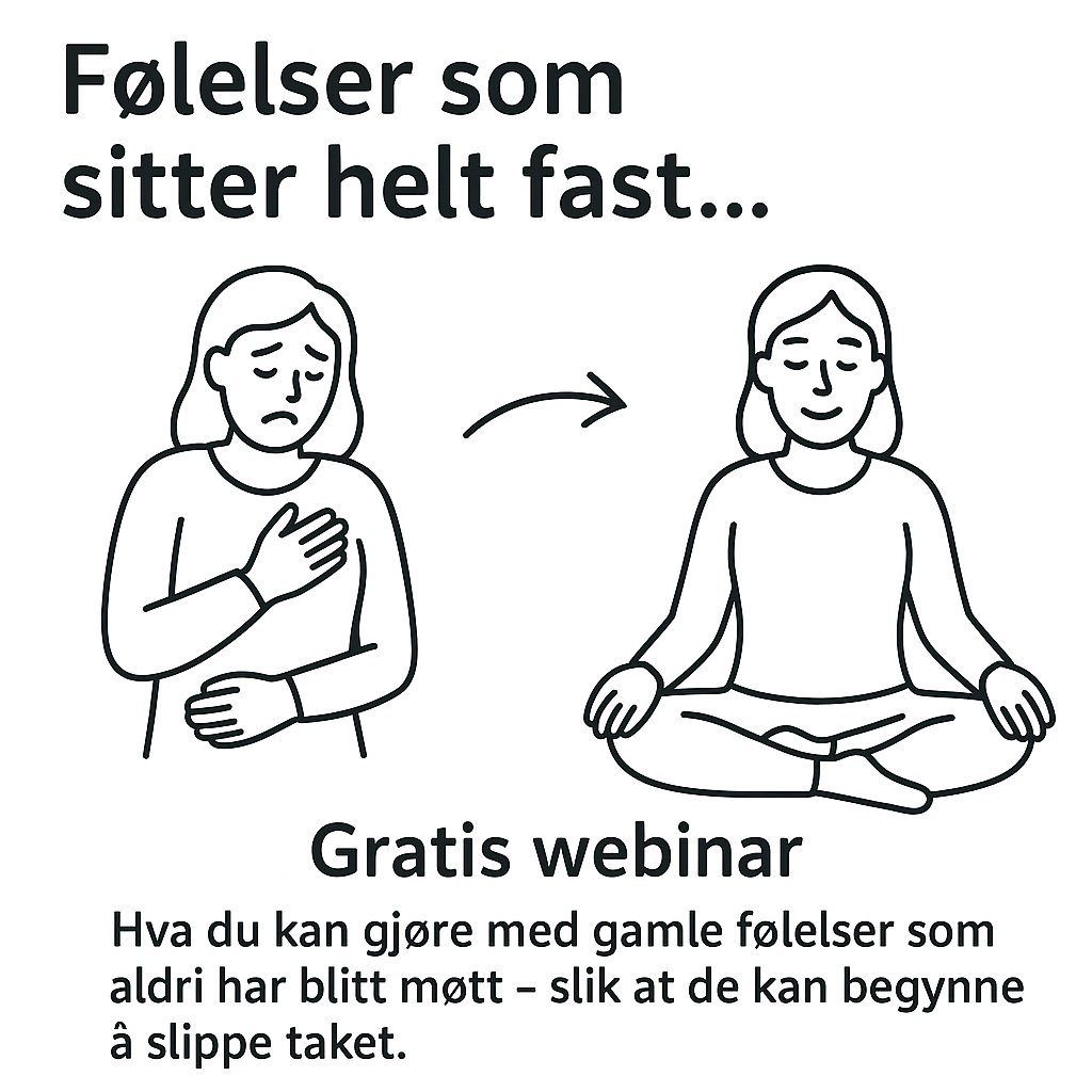 Fri med følelser Facebook ad: SLIK GIR FØLELSENE SLIPP, GRATIS WEBINAR
