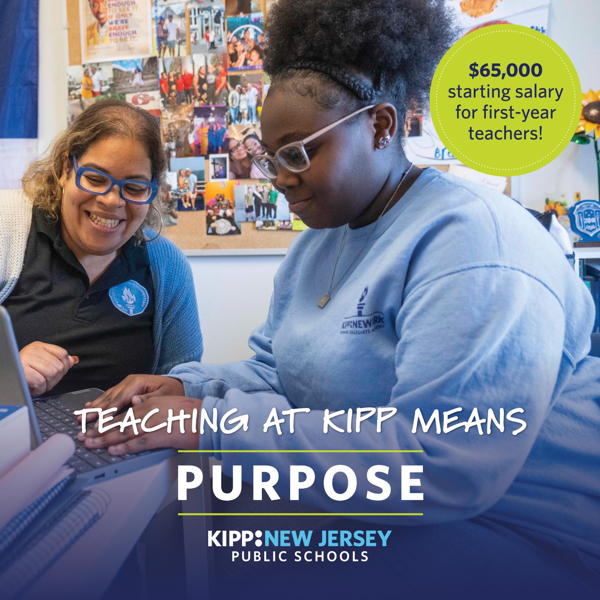 KIPP Newark Public Schools Facebook ad: Seeking Math & Science Teachers: Apply Now!