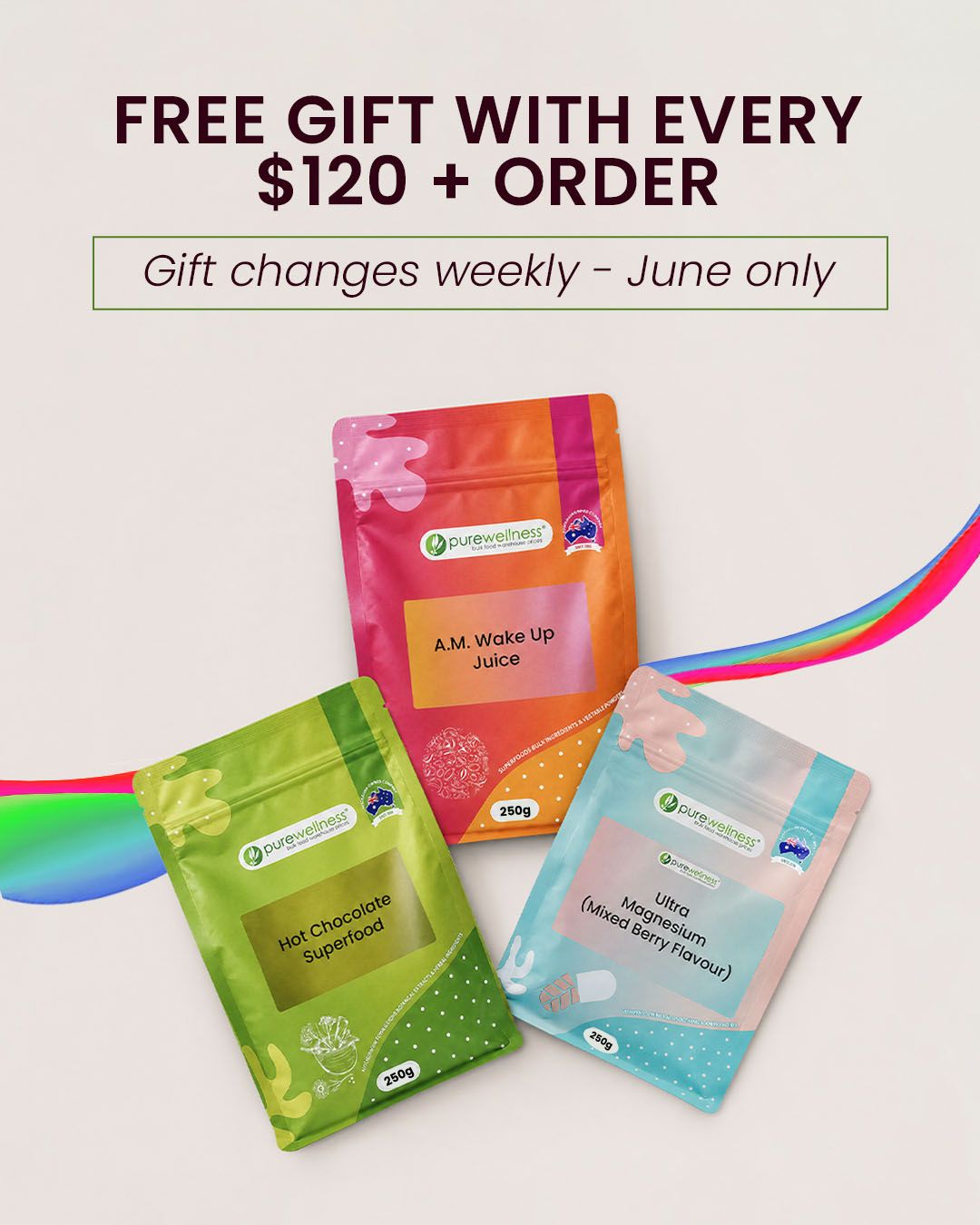 Purewellness Facebook ad