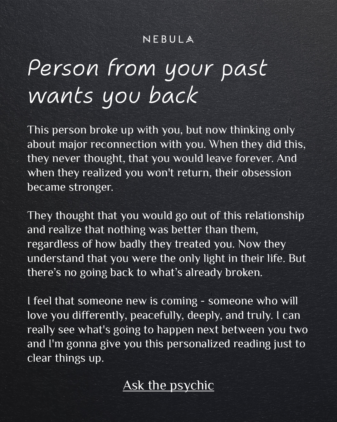Your Relationship Advisor Facebook ad