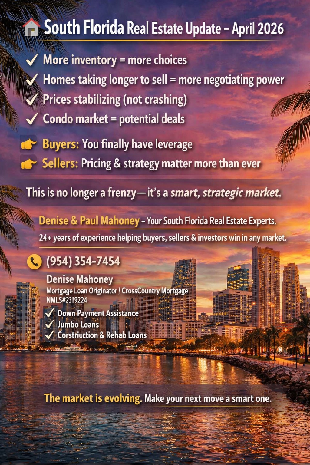 Mahoney Team at Exp Florida Realty Facebook ad: The Market Is Evolving.