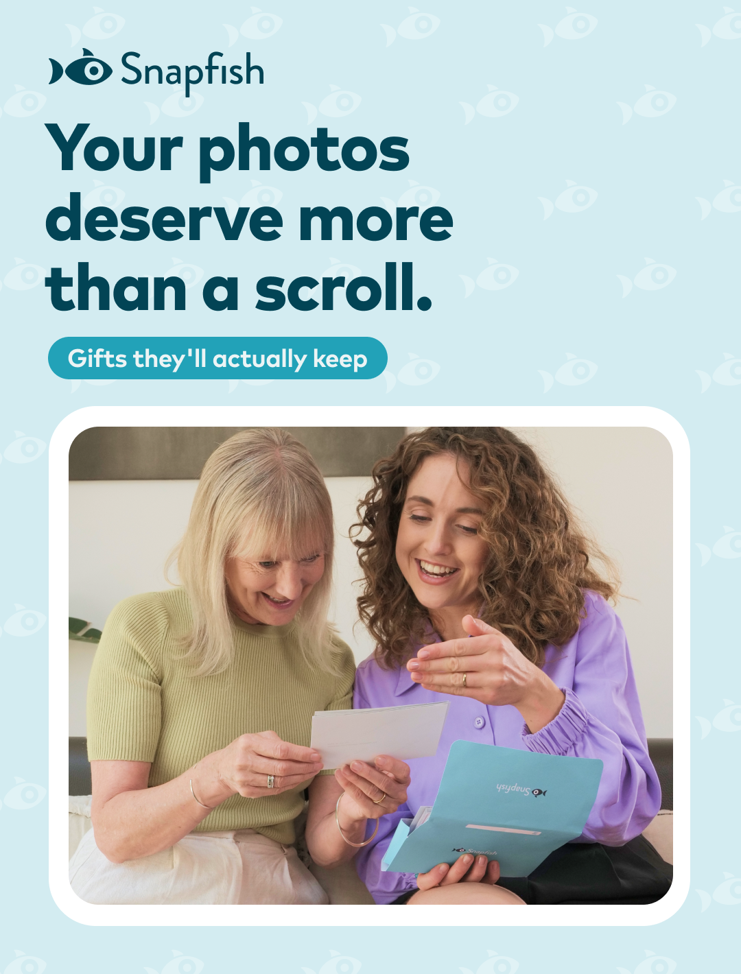 Snapfish UK Facebook ad