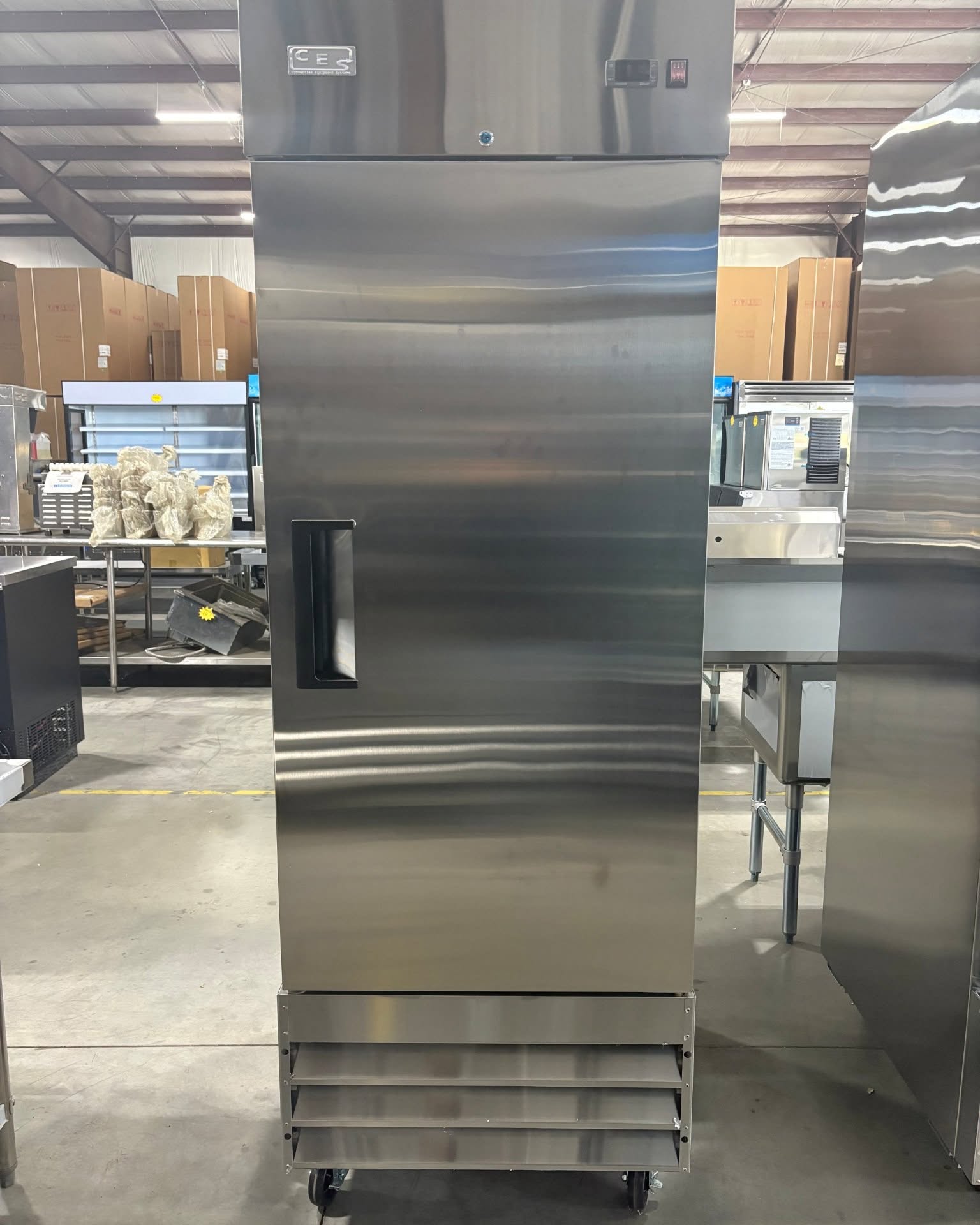 William Crawford Facebook ad: Brand New Single Door Freezer (Delivery Available!)