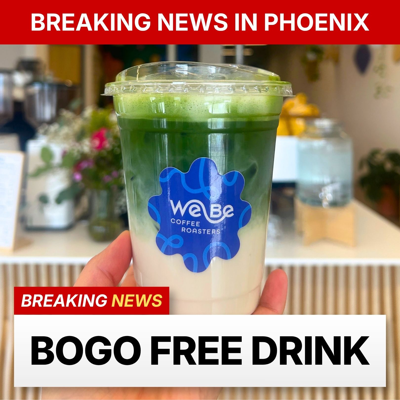 WeBe Coffee Roasters Facebook ad