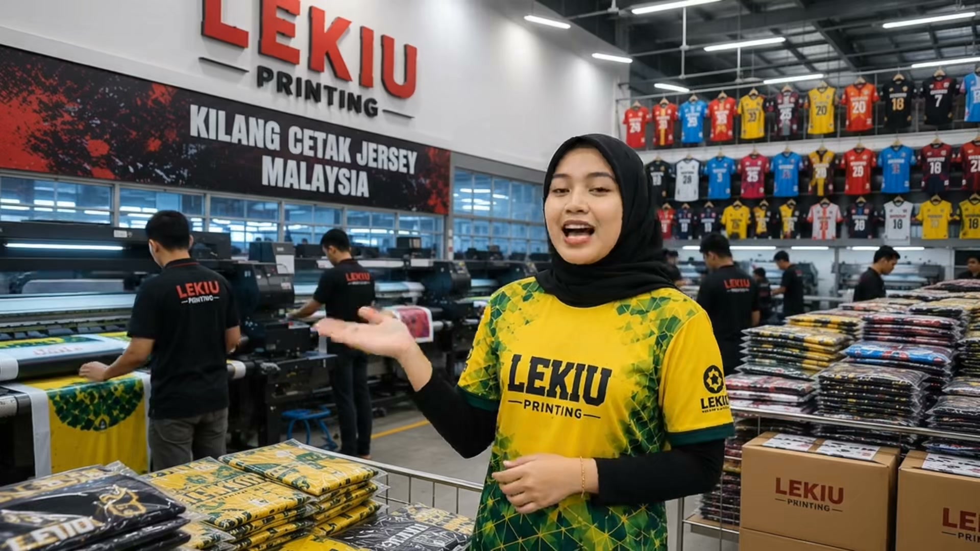 Lekiu Printing Studio Facebook ad: Nak tempah jersey, tapi takut tersalah pilih kilang?