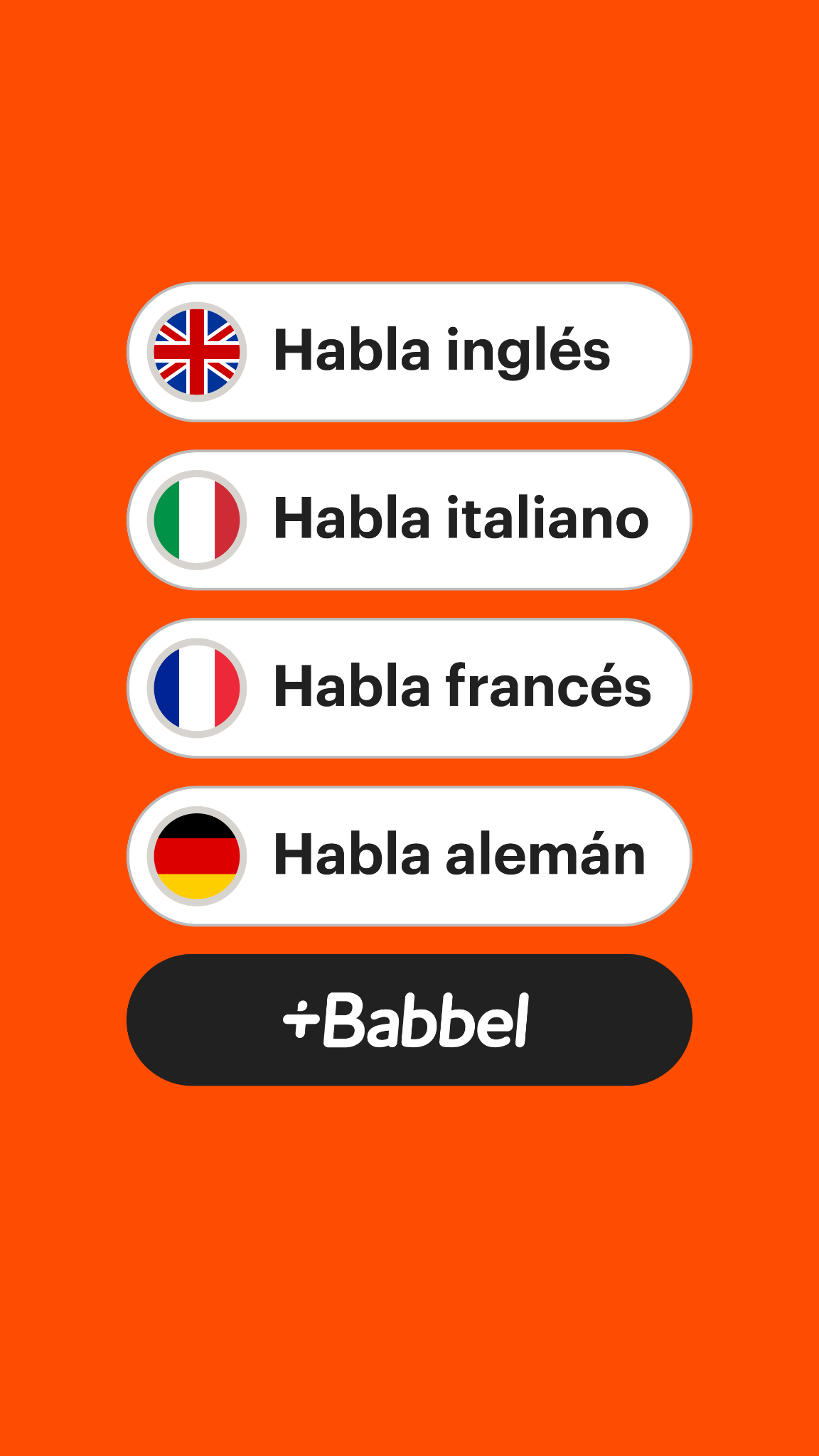 Babbel Facebook ad