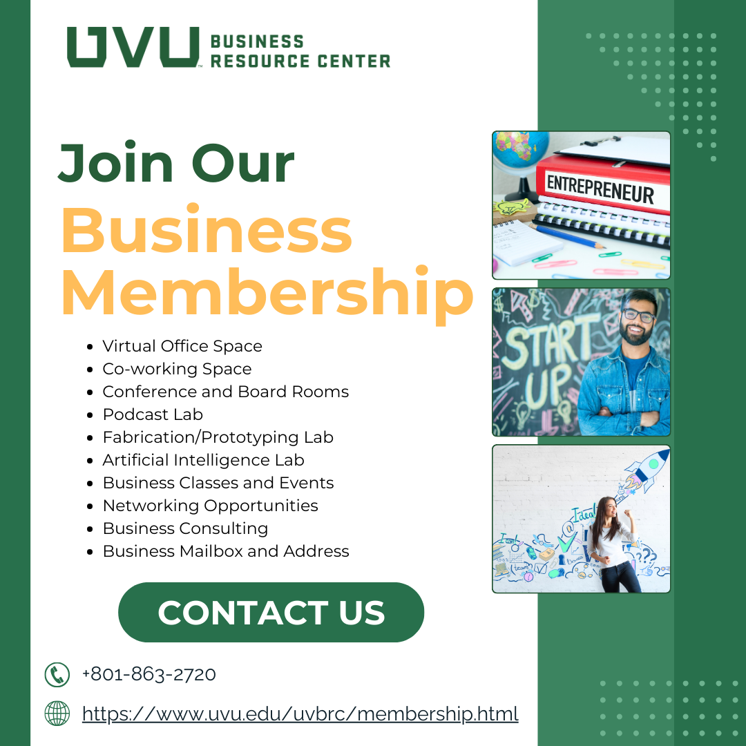 UVU Business Resource Center Facebook ad from Jun 5, 2024
