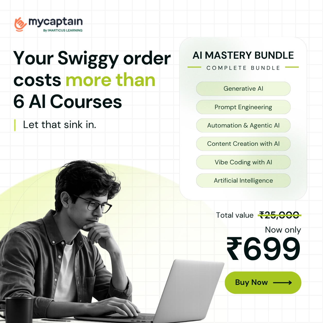 MyCaptain by Imarticus Facebook ad