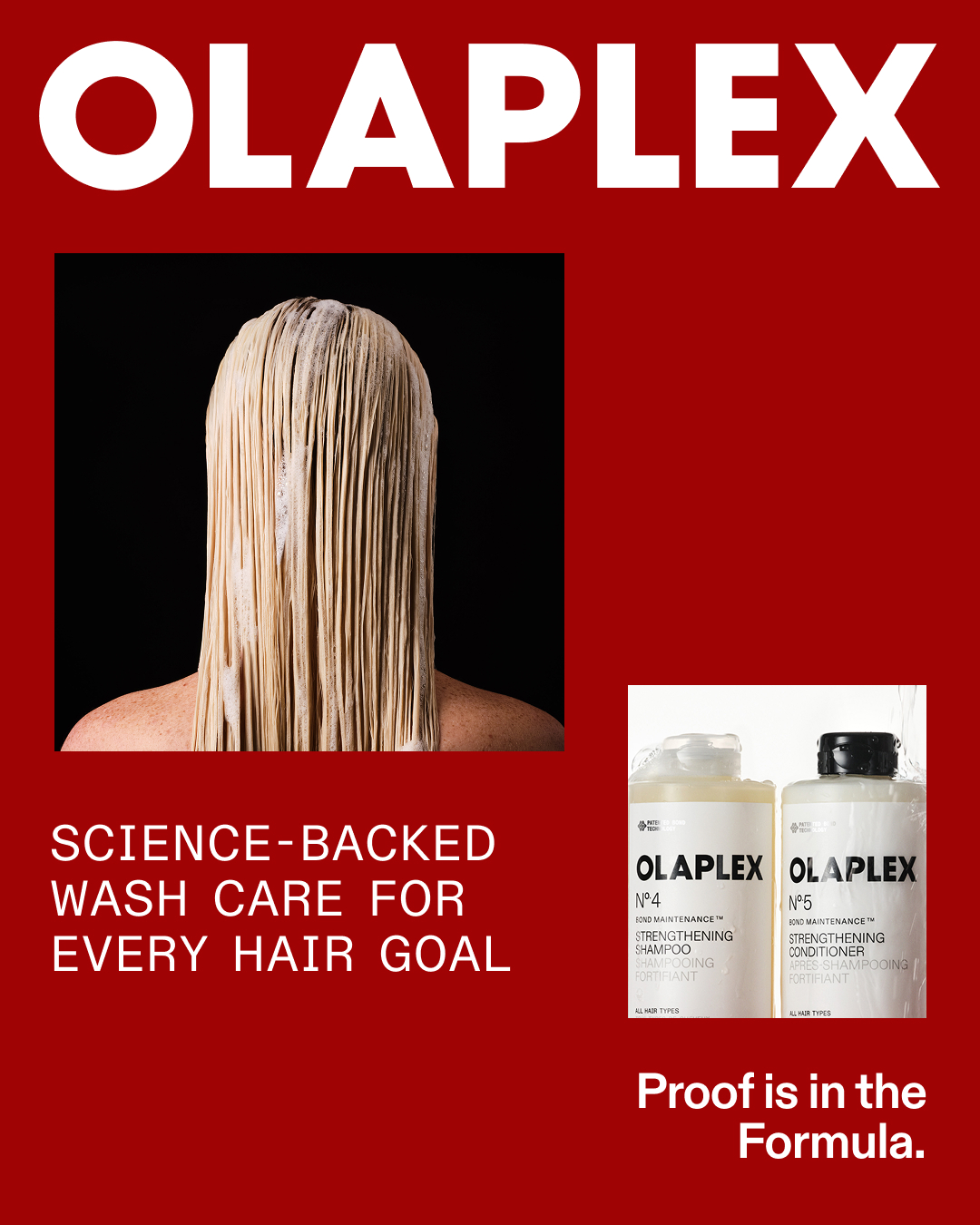 Olaplex Facebook ad: Custom Care, Made For Your Hair