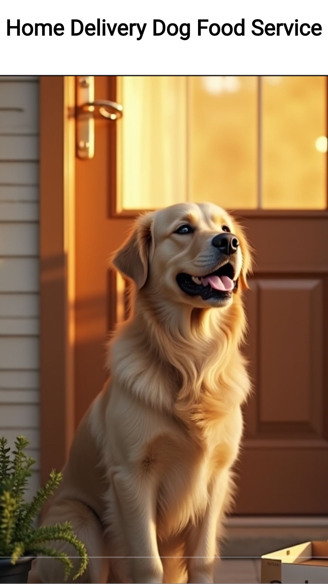 ExploreAnswers Innovation Facebook ad: Explore Home Dog Food Delivery Options. Get Insights!