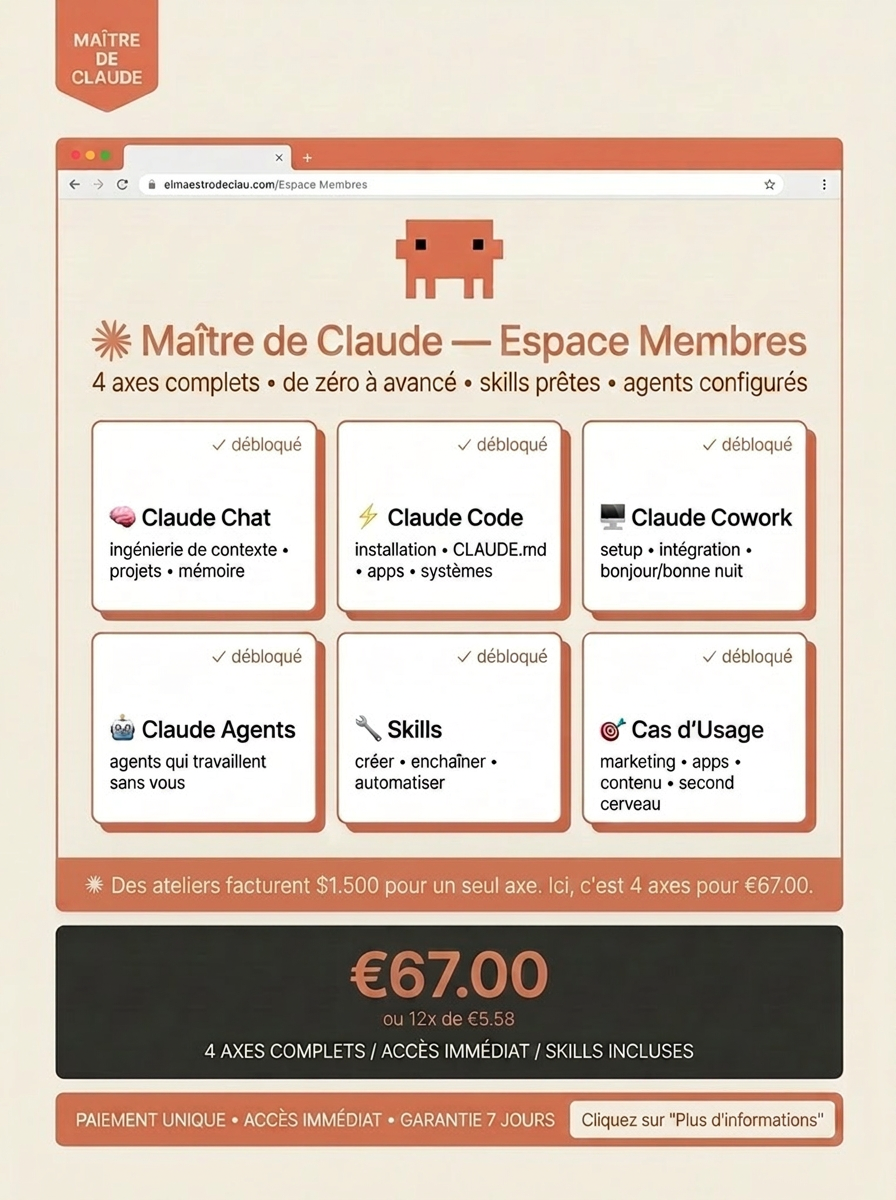 Vinicius Guimarães IA Facebook ad: Maître de Claude