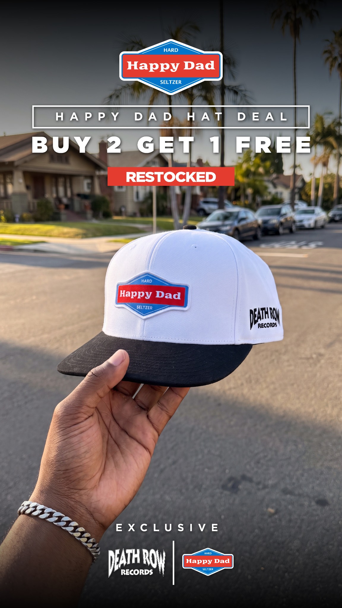 Happy Dad Hard Seltzer, Lemonade & Tea Facebook ad from Jul 21, 2026