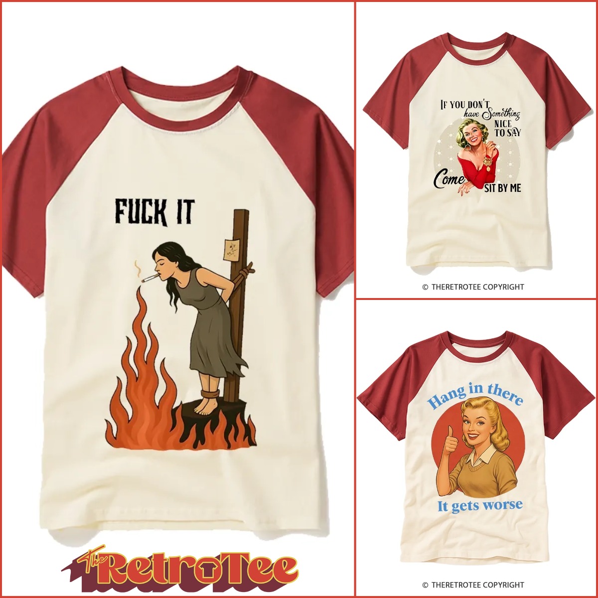 The RetroTee Facebook ad: Adult humor. You’ve been warned.