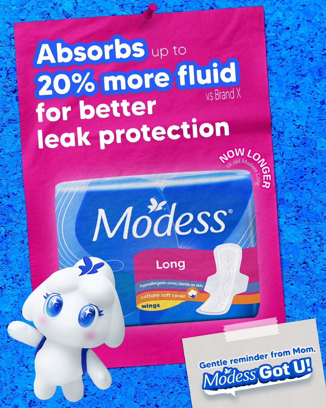 Modess Angels Facebook ad