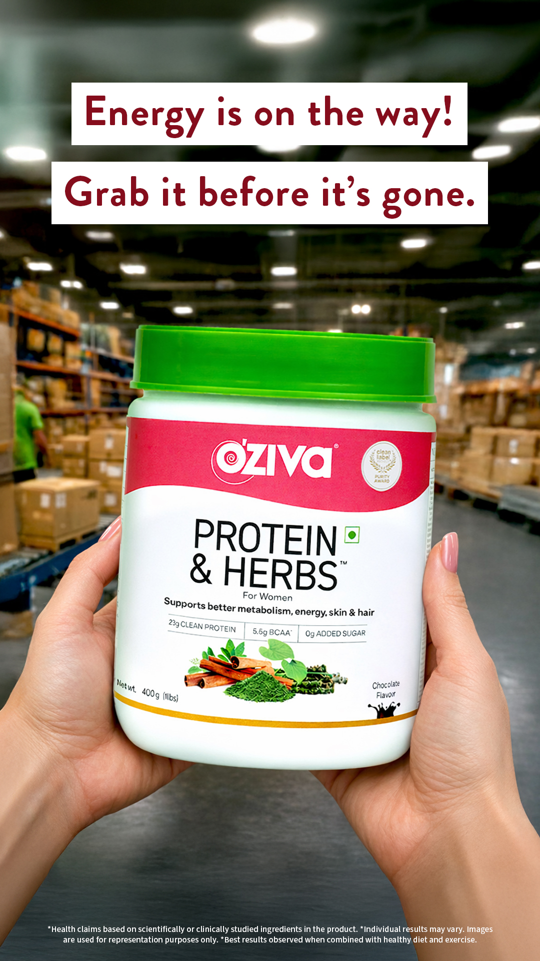 OZiva Facebook ad