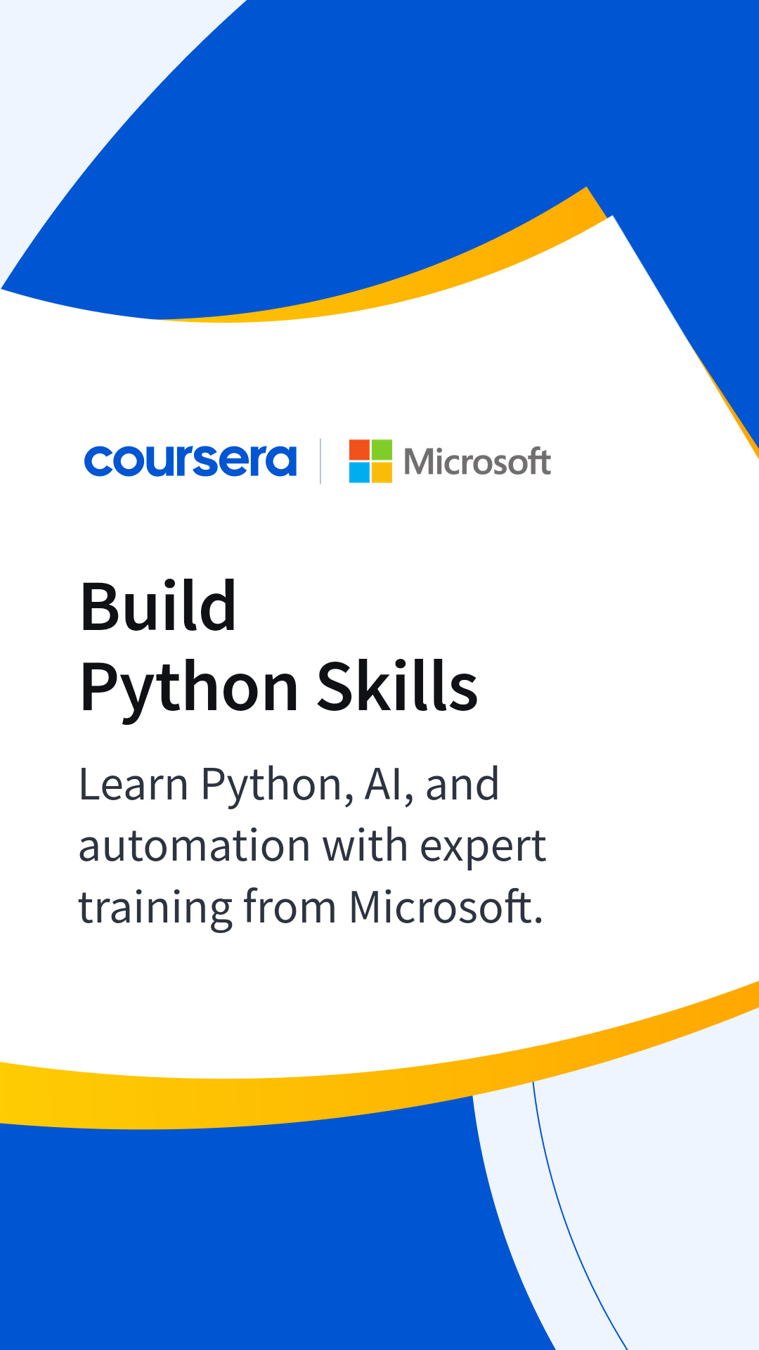 Coursera Facebook ad