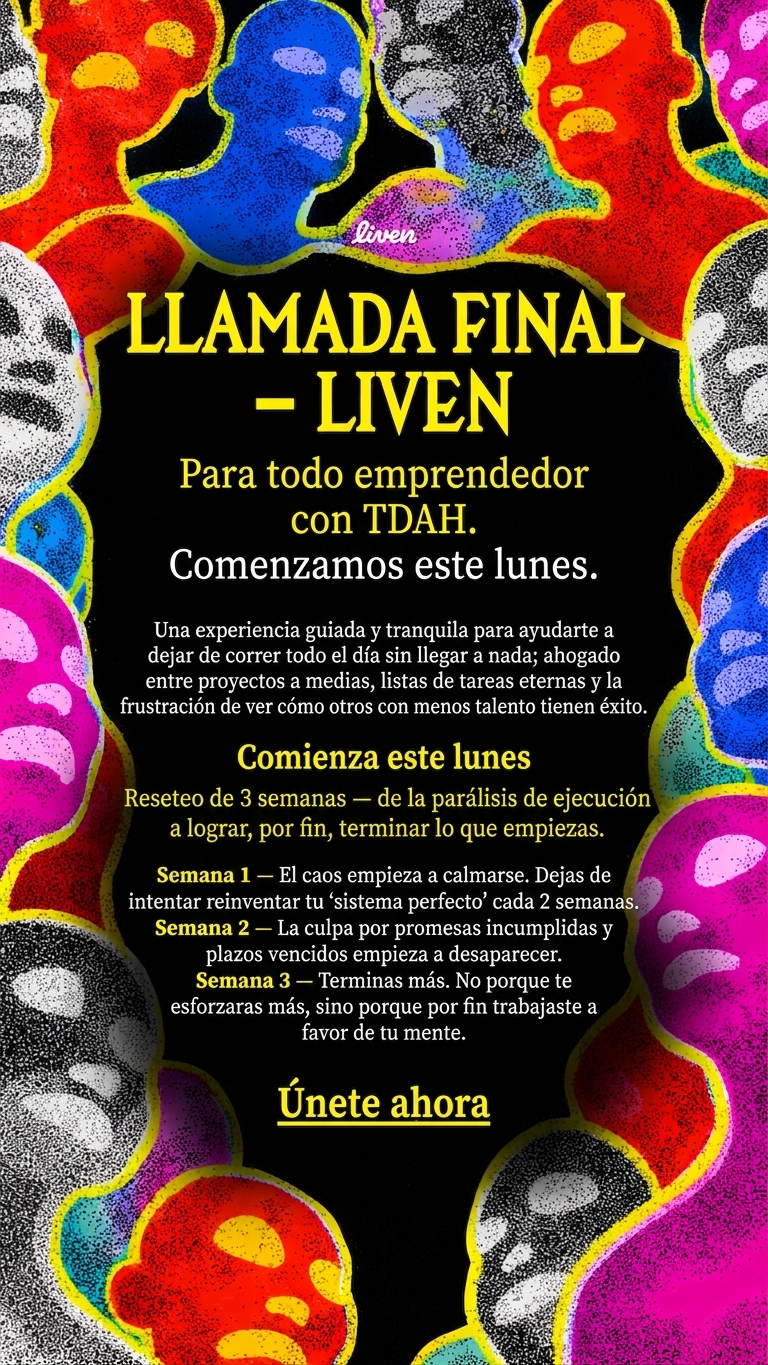 Liven: Comunidad de Autodescubrimiento Facebook ad