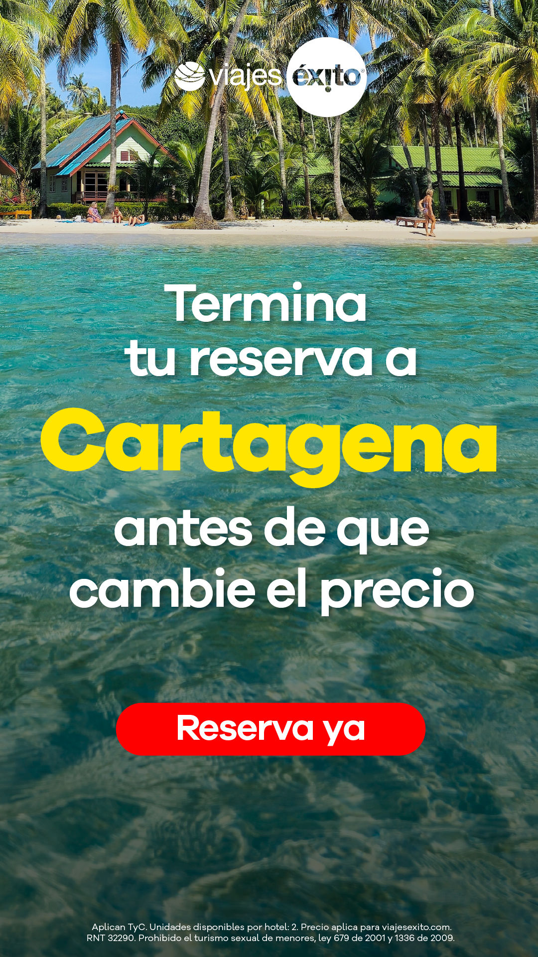 Viajes Éxito Facebook ad: ¡Aprovecha ya!