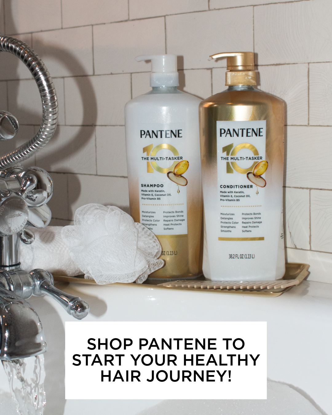 Instacart Facebook ad: Order Pantene on Instacart