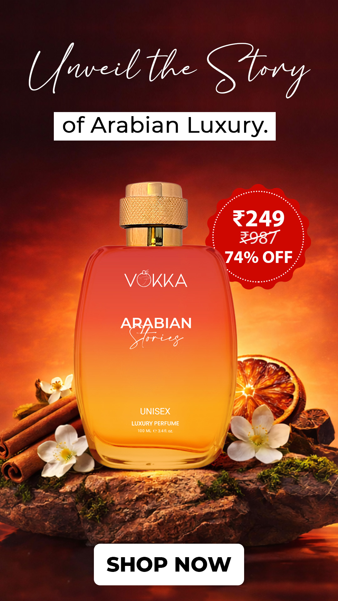 Vokka Perfumes Facebook ad