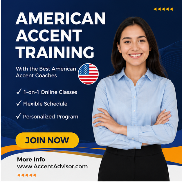 Accent Advisor - American Pronunciation Facebook ad
