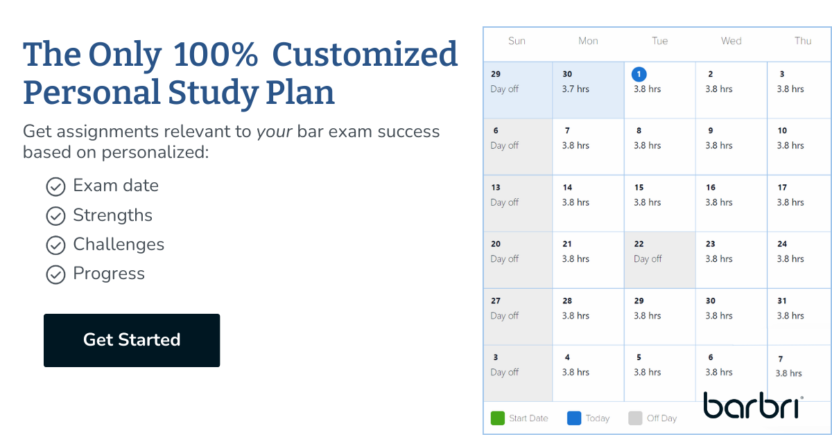 BARBRI Facebook ad