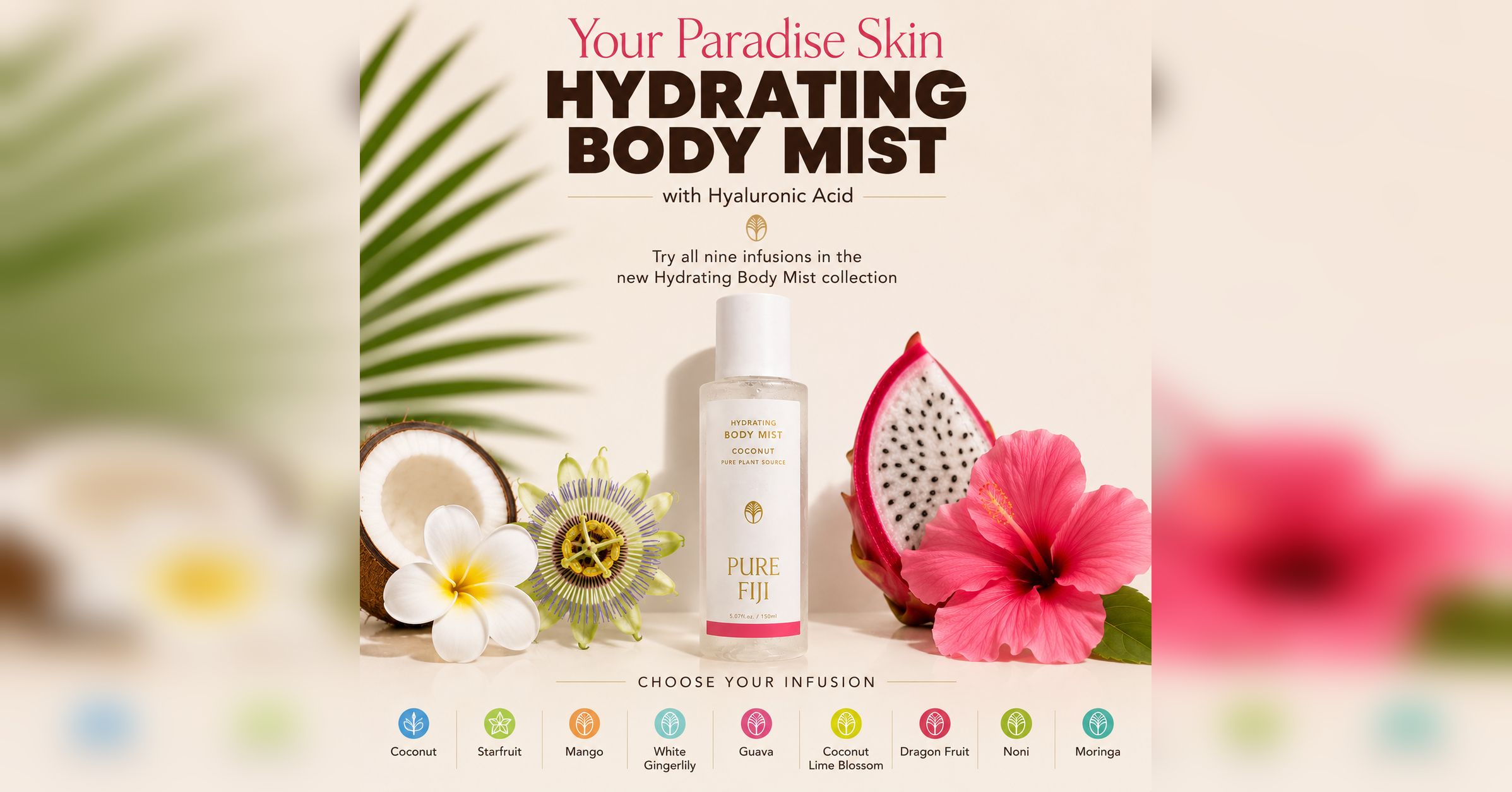 Pure Fiji US Facebook ad from May 12, 2026