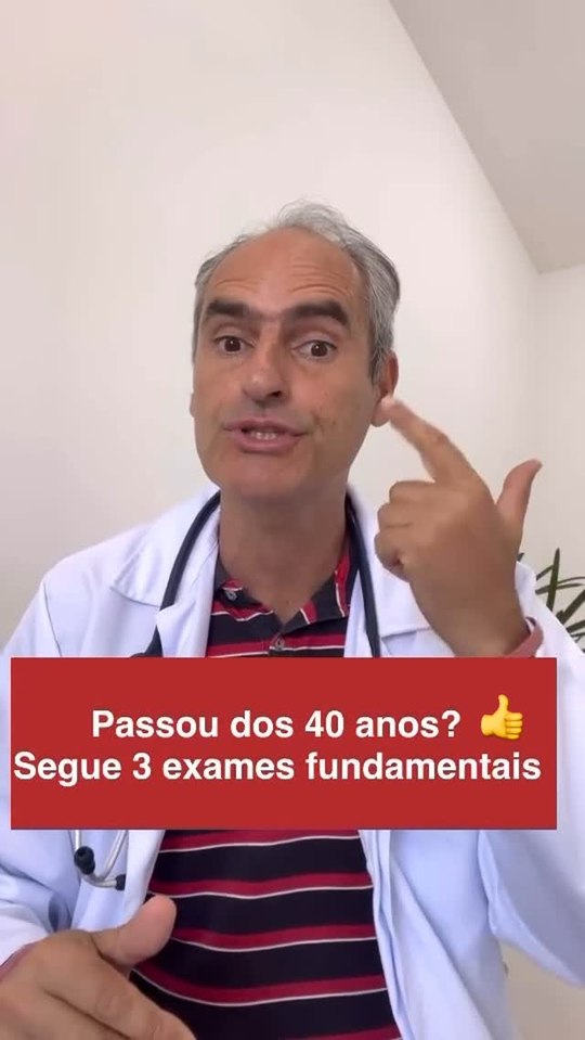 drtiagoyalcon Facebook ad: Os 3 exames fundamentais para quem tem mais…